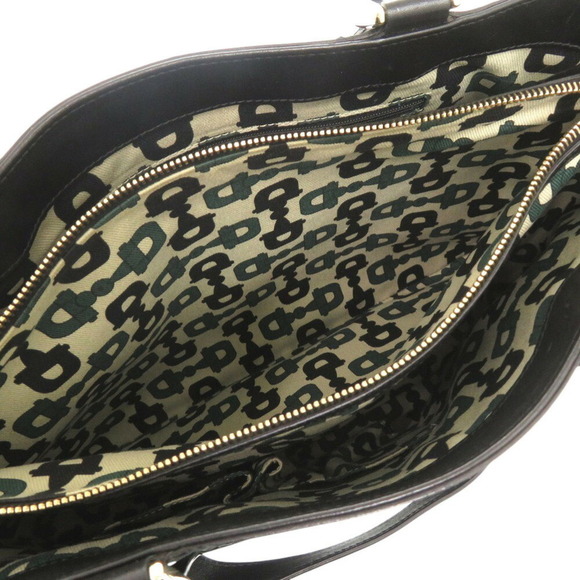 GUCCI Black Leather Tote Bag - Picture 9 of 10